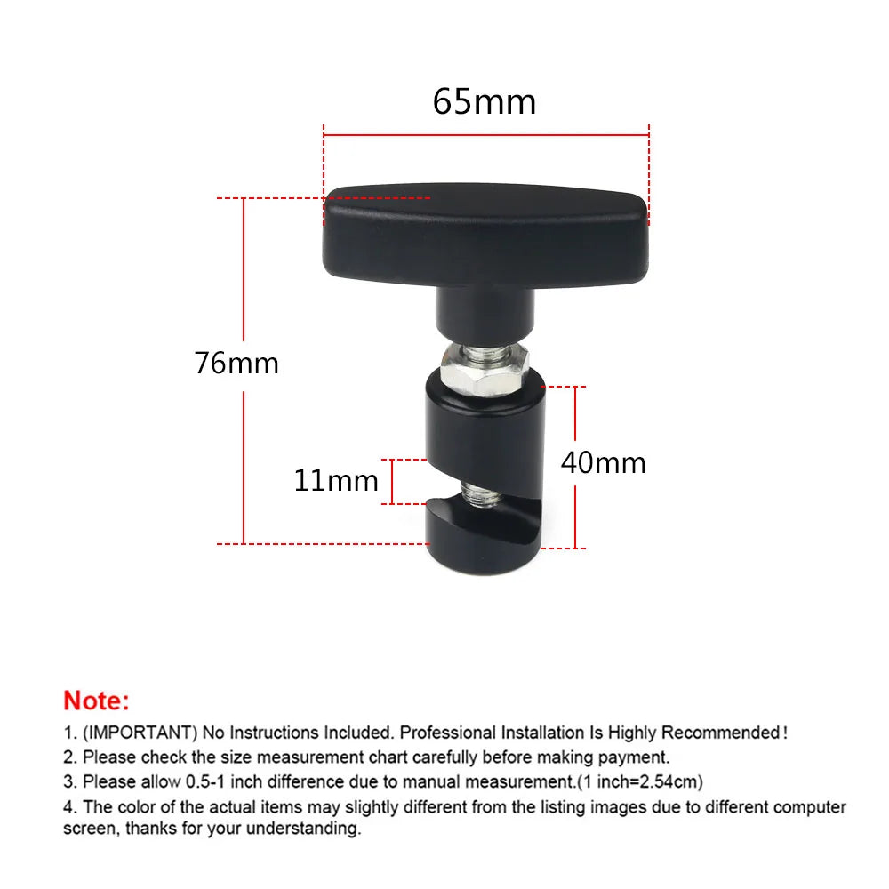 Car Hood Holder Anti-Slip Clamp Safety Fixing Tool Gas Strut Support Rod