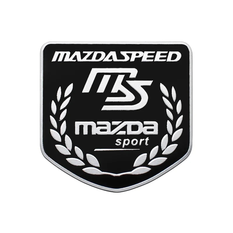 Aluminum Car Flag Emblem Badge Sticker Decal for Mazda 2 3 6 CX3 CX5 CX30
