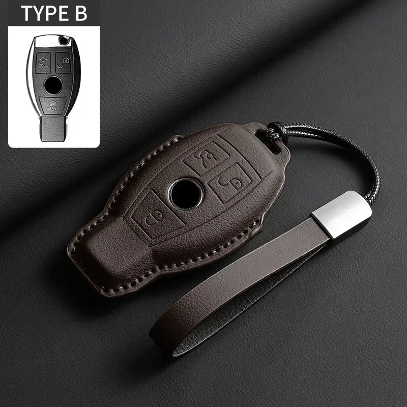 Smart Key Case Cover for Mercedes-Benz A, B, C, E, S-Class