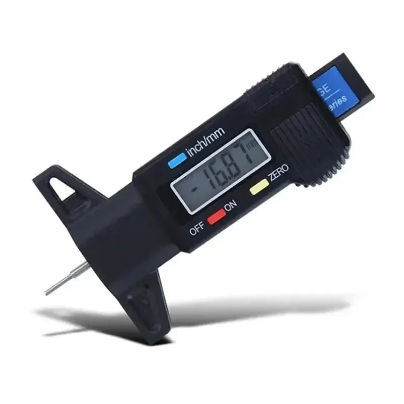 Digital Tire Tread Depth Gauge 0-25mm LCD Depth Caliper Car Tyre Measure Tool