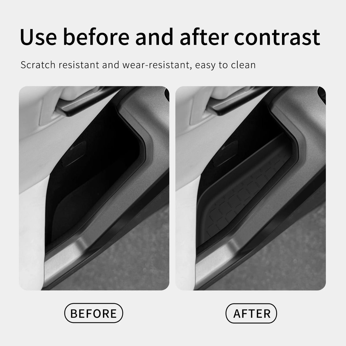 Door Handle Storage Box Front Rear Organizer Tray Interior for Toyota RAV4 2026