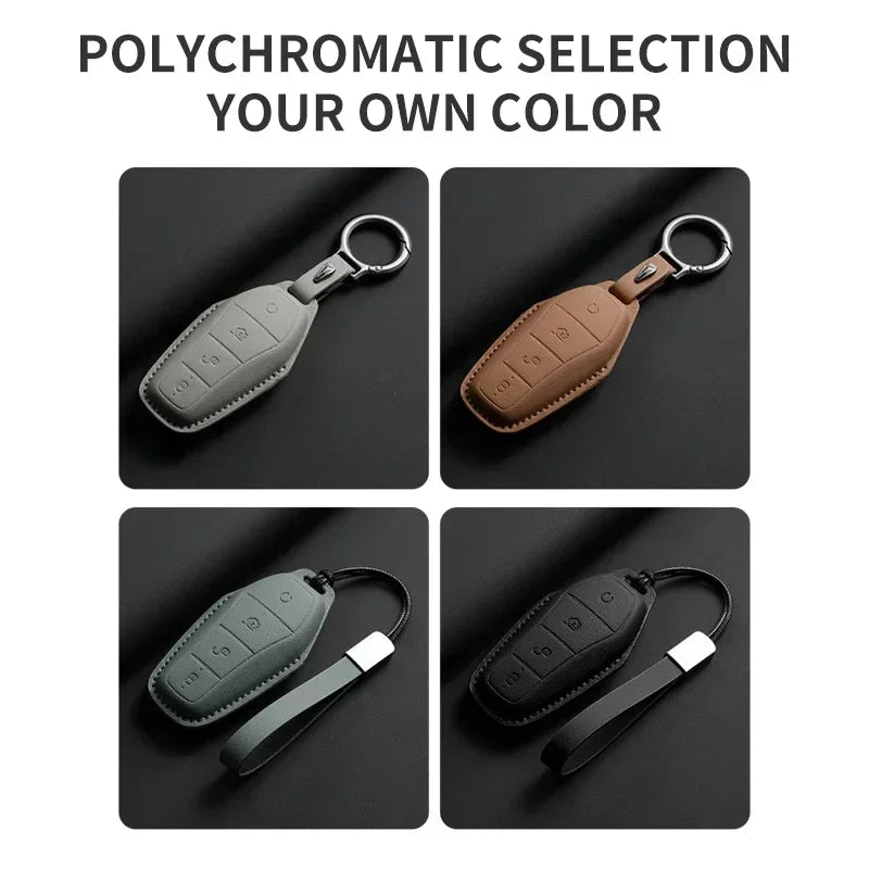 Smart Key Cover Case for BYD Han EV, Tang DM, Qin PLUS, Song Pro & More