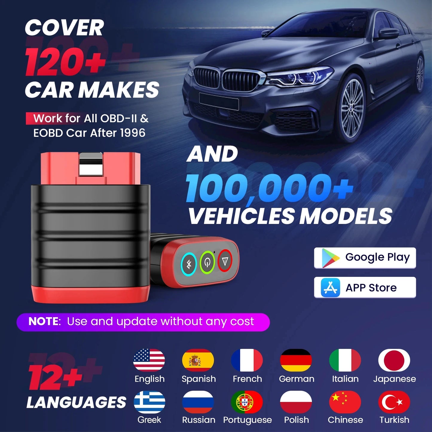THINKCAR THINKDIAG MINI OBD2 Scanner Full System Car Diagnostic Tool