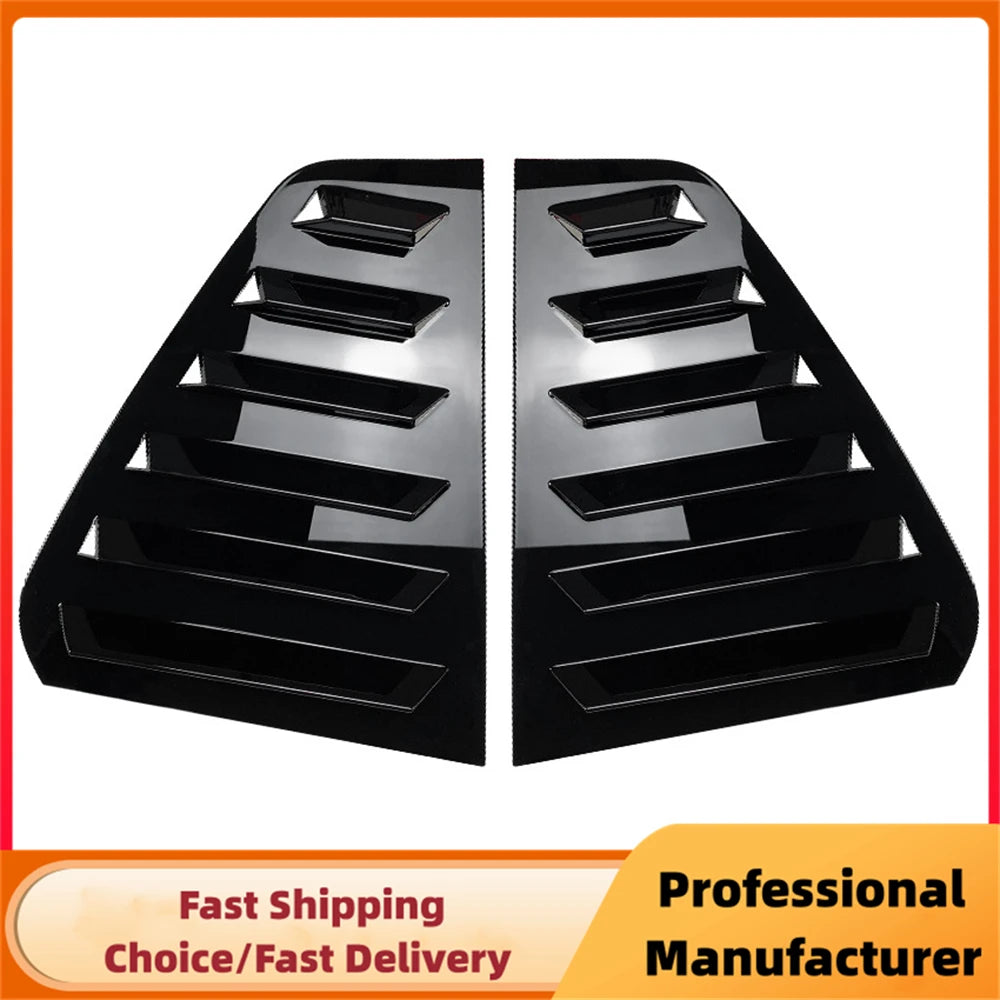 Rear Side Window Louver Trim Spoiler for VW Golf MK5 MK6 MK7 MK7.5 2003–2020