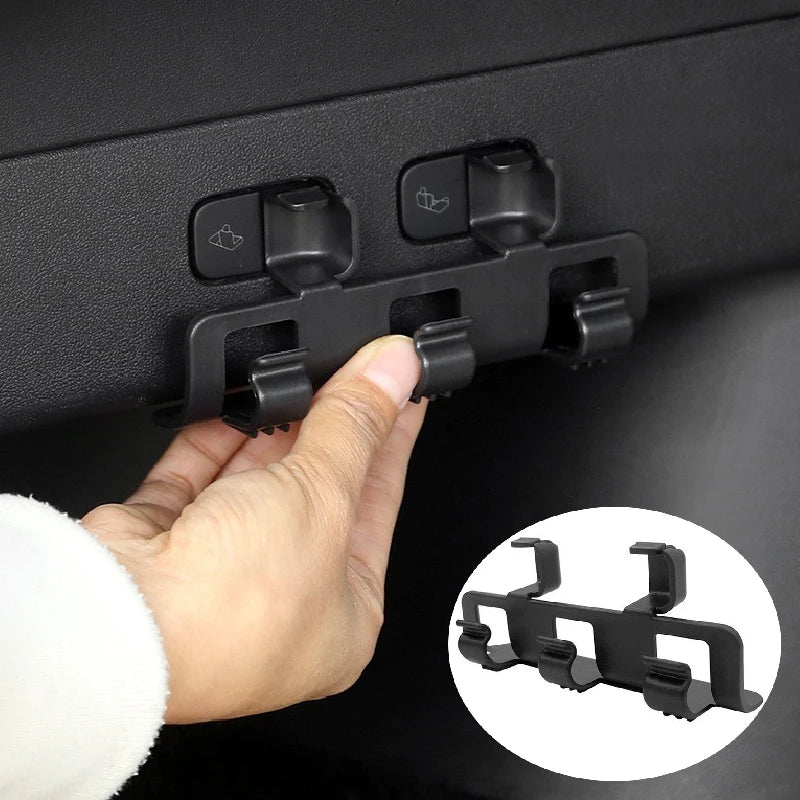 Rear Trunk Hook Storage Holder for Tesla Model Y 2024 Grocery Bag Umbrella Hanger