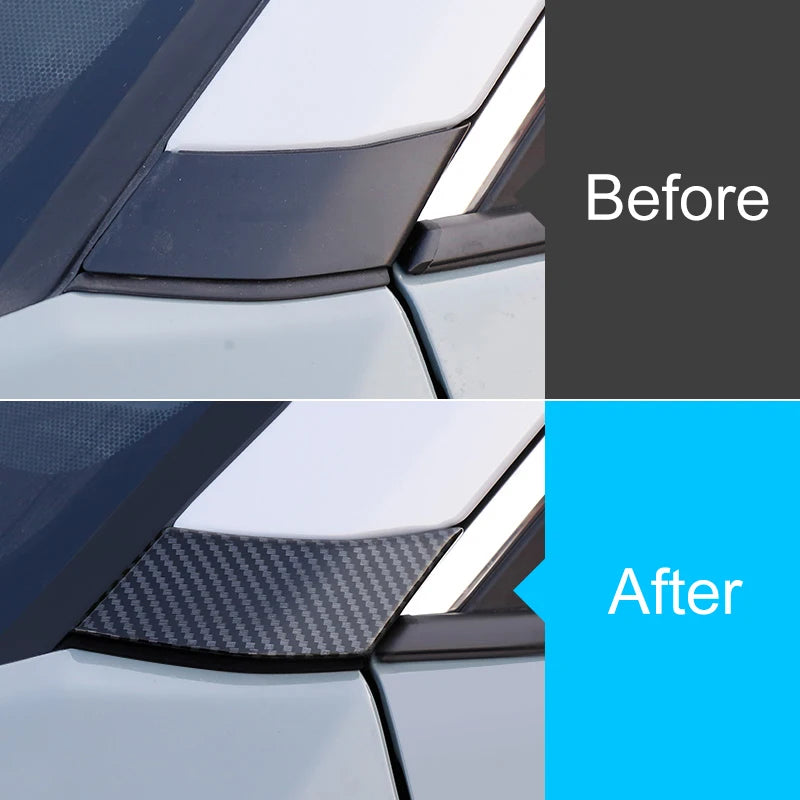 Front A-Pillar Exterior Trim Covers for Toyota RAV4 XA50 & Hybrid 2019–2025