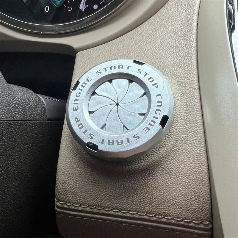 Motorcycle Ignition Key Cover Push Start Button Decorative Interior Trim