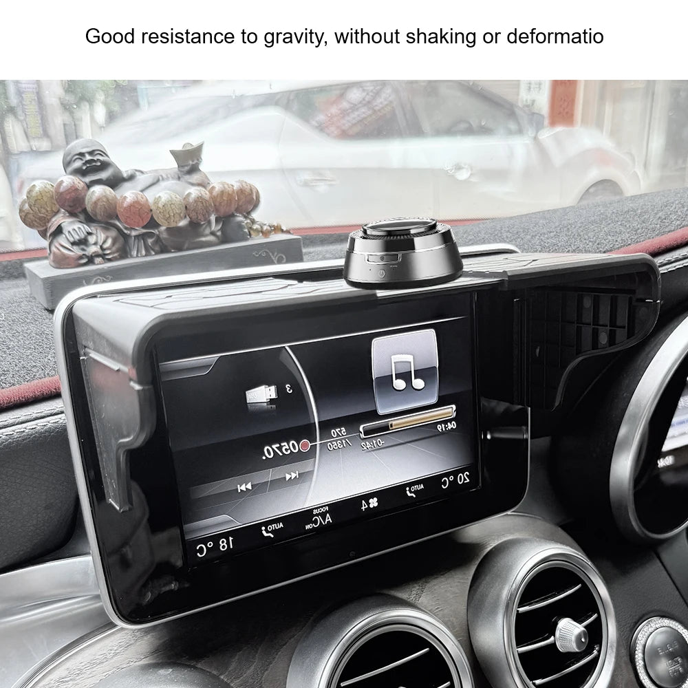 Universal Car GPS Navigation Screen Sun Shade Visor Dashboard Display Hood