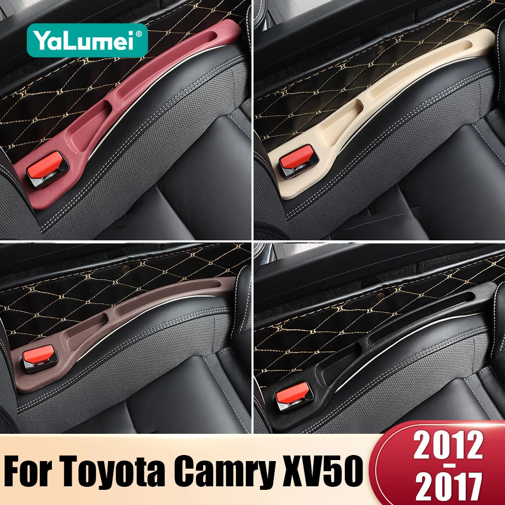 2PCS Car Seat Gap Filler Organizer for Toyota Camry XV50 2012–2017