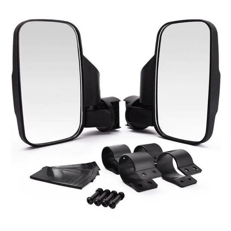 UTV Rearview Side Mirrors for Polaris Ranger, General, Can-Am Defender & Maverick