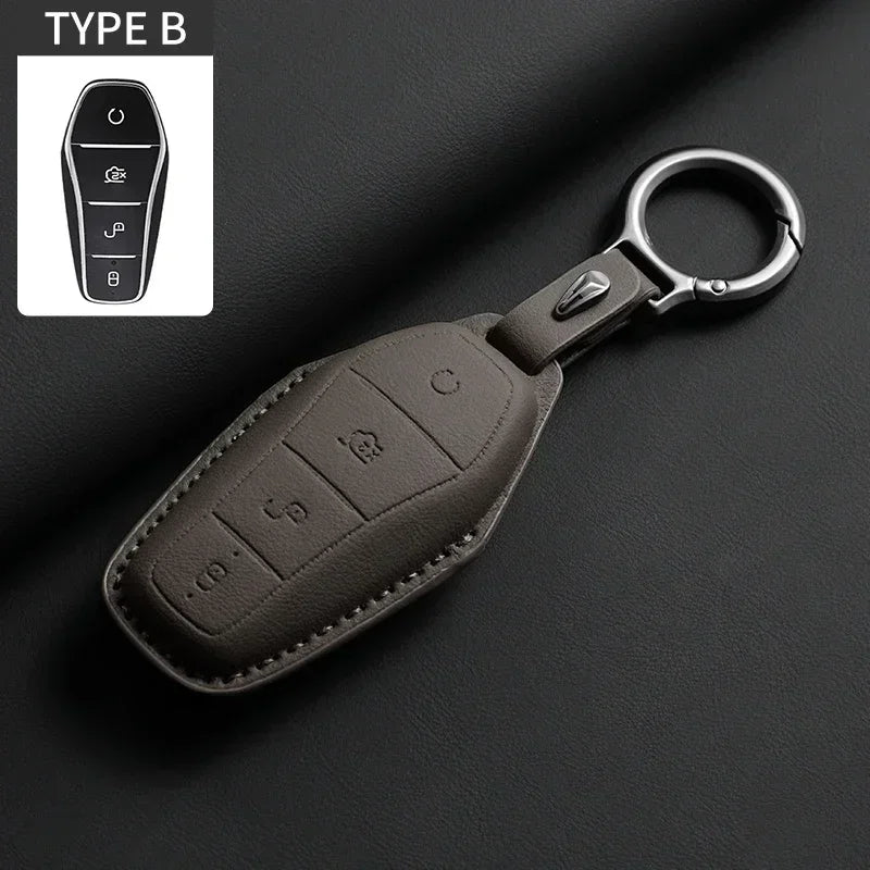 Smart Key Cover Case for BYD Han EV, Tang DM, Qin PLUS, Song Pro & More