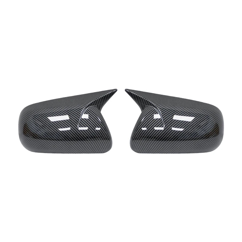Carbon Fiber Look / Gloss Black Side Mirror Cover Caps for Toyota Corolla 2007–2013