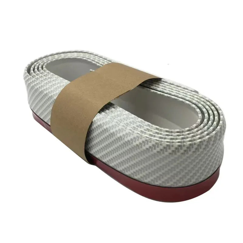 2.5M Universal Car Bumper Lip Rubber Front Splitter Protector Trim Strip
