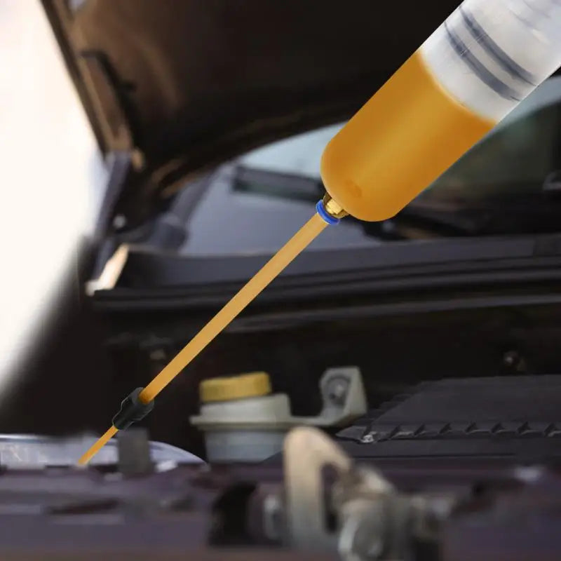 200/500CC Manual Fluid Transfer Syringe Pump Oil Fuel Brake Fluid Extractor
