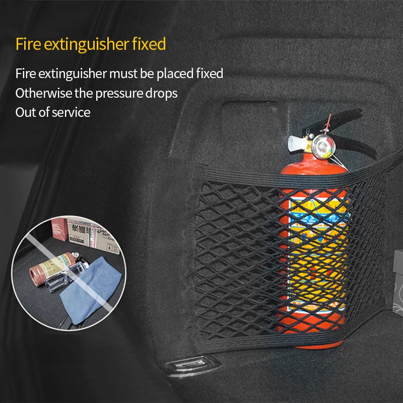 Car Trunk Storage Mesh Net Elastic Cargo Organizer Luggage Holder Pocket