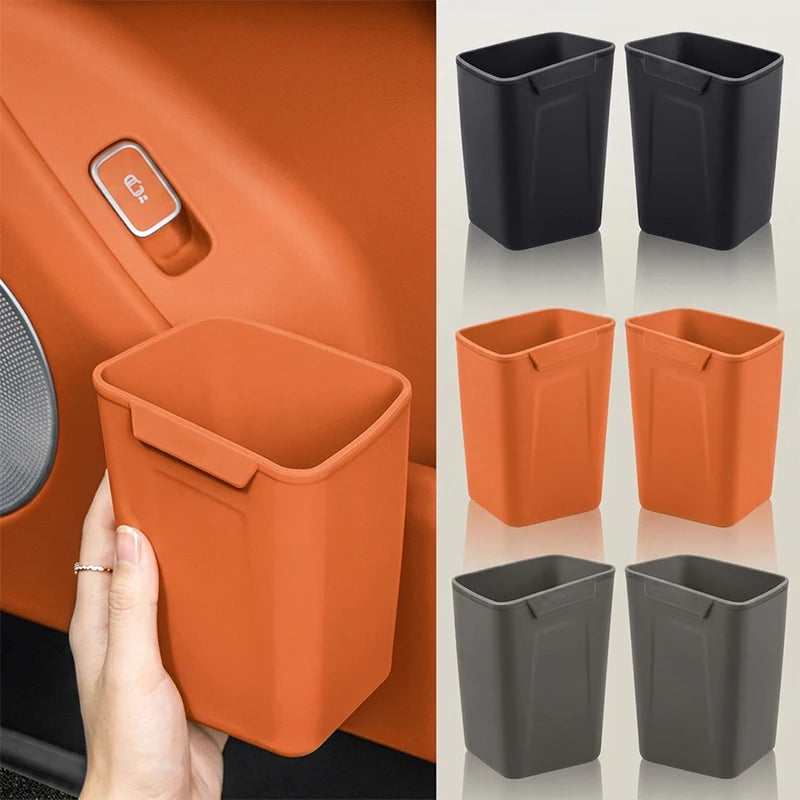 Silicone Car Door Storage Box Trash Can Umbrella Organizer Auto Accessories