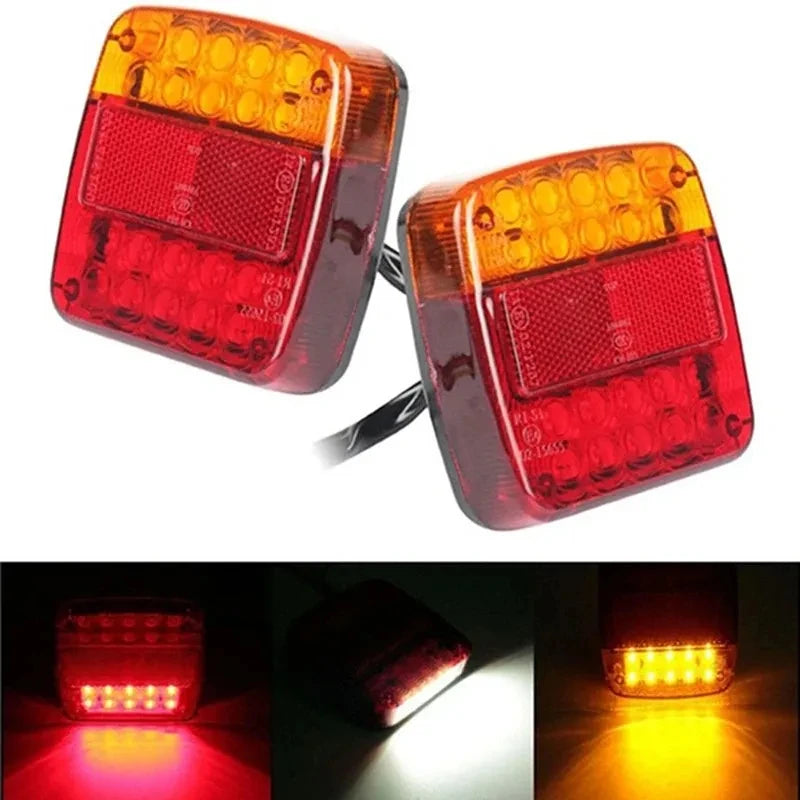 20 LED 12V Waterproof Rear Tail Light for Trailer Truck Caravan & Utility Vehicles