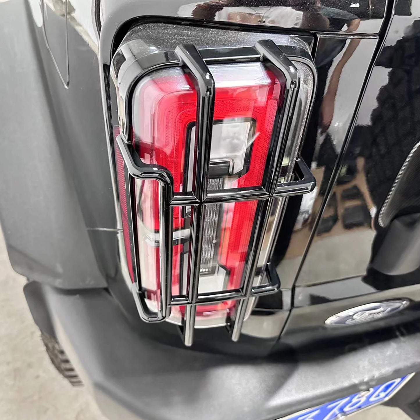 Headlight,Tail Light & Wheel Arch LED Guard Cover Set for Ford Bronco 2021–2024