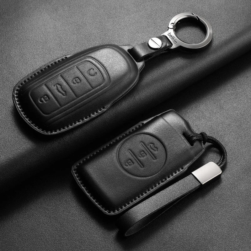 Leather Smart Key Case Cover for Chery Omoda 5 Tiggo 8 Pro Tiggo 9