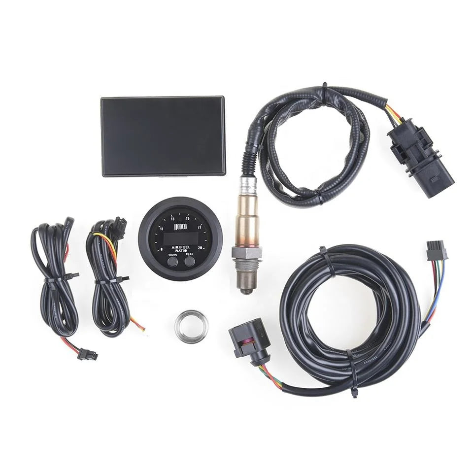 52MM Universal Air Fuel Ratio Gauge 12V LED Digital Wideband O2 Oxygen Sensor