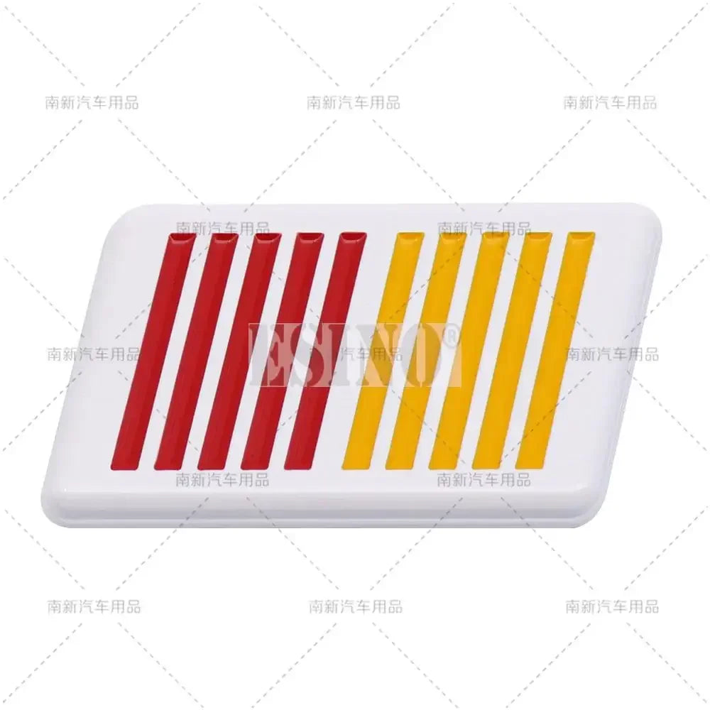 3D Metal Zinc Alloy Ralliart Car Emblem Badge Adhesive Front Grille Trunk