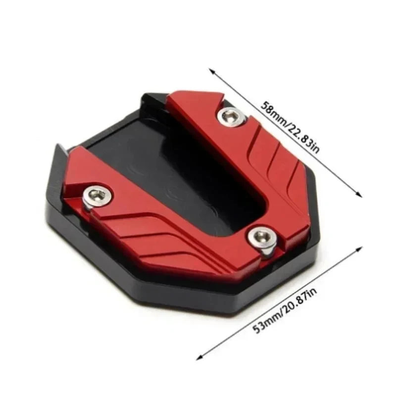 Motorcycle Kickstand Extender Foot Side Stand Pad Support Plate