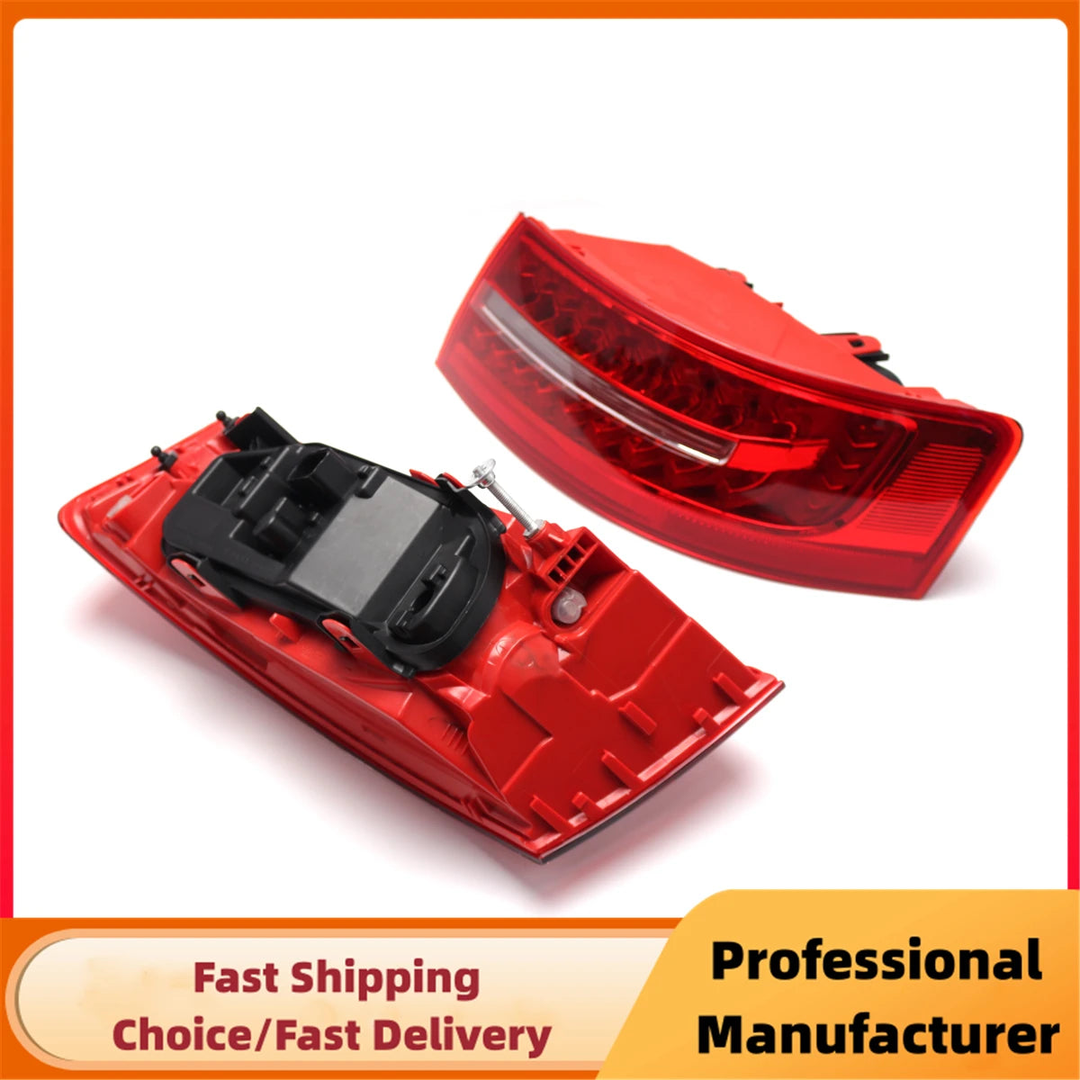 LED Tail Light Assembly for Audi A6 C6 S6 RS6 Saloon Sedan 2009–2011