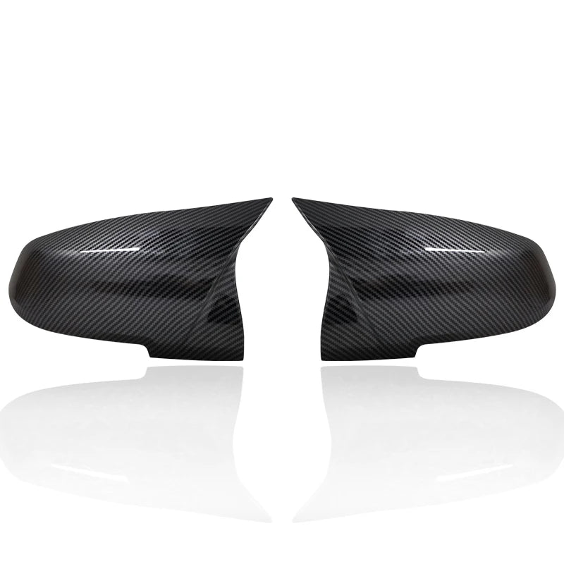 Gloss Black Side Mirror Cover Caps for BMW 1 2 3 4 Series F20 F30 F31 2014–2019