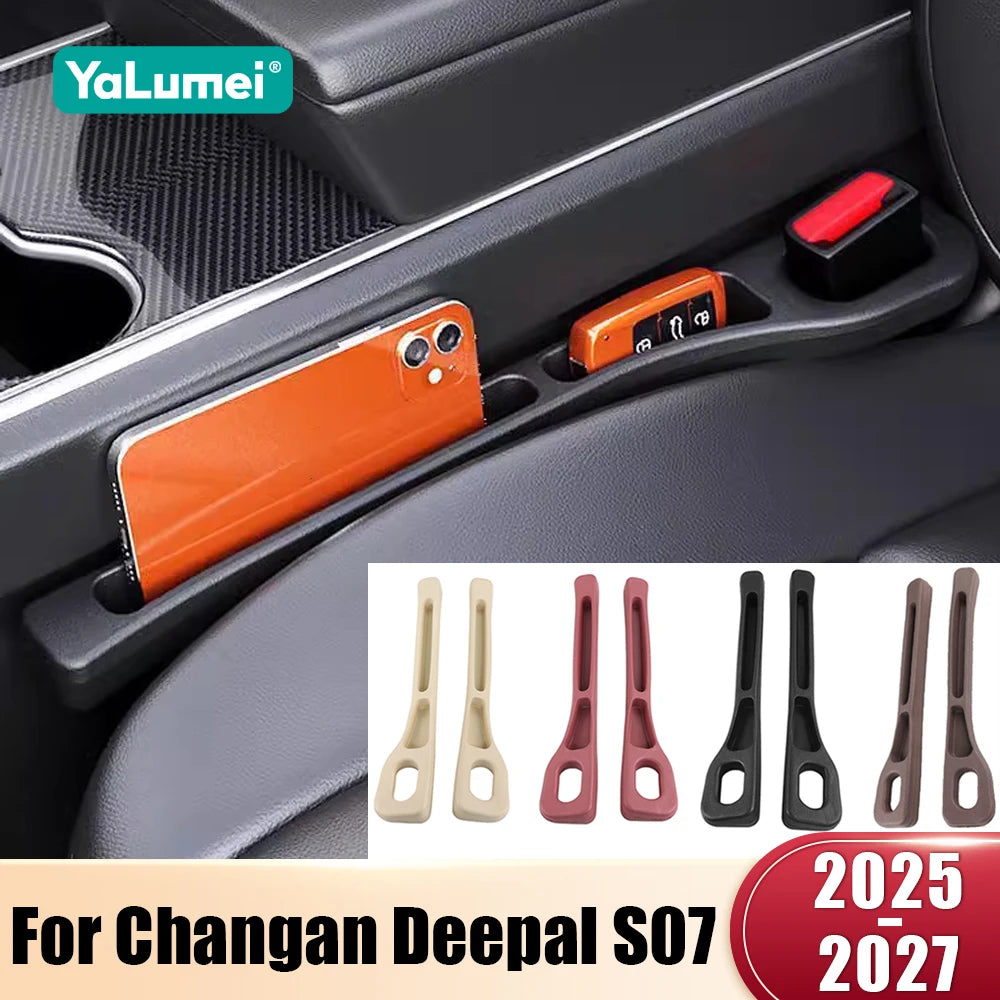 2PCS Car Seat Gap Filler Leak Proof Strips for Changan Deepal S07 2025–2027
