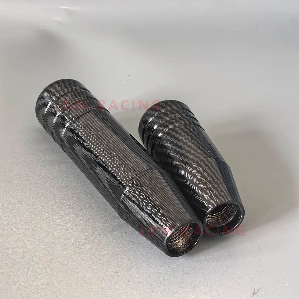 9cm/13cm Carbon Fiber Gear Shift Knob Extended Manual Shifter Aluminum Car