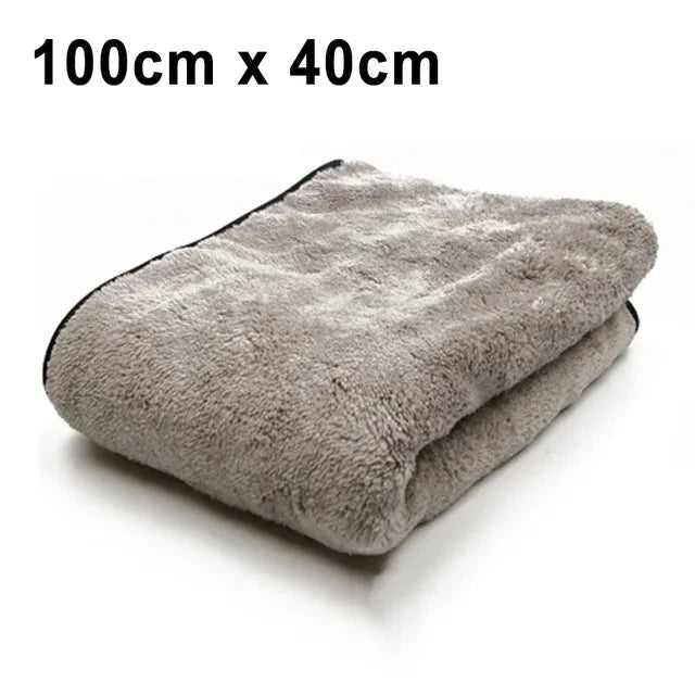 SEAMETAL 120x50cm Microfiber Car Wash Towel Ultra Soft Absorbent Drying