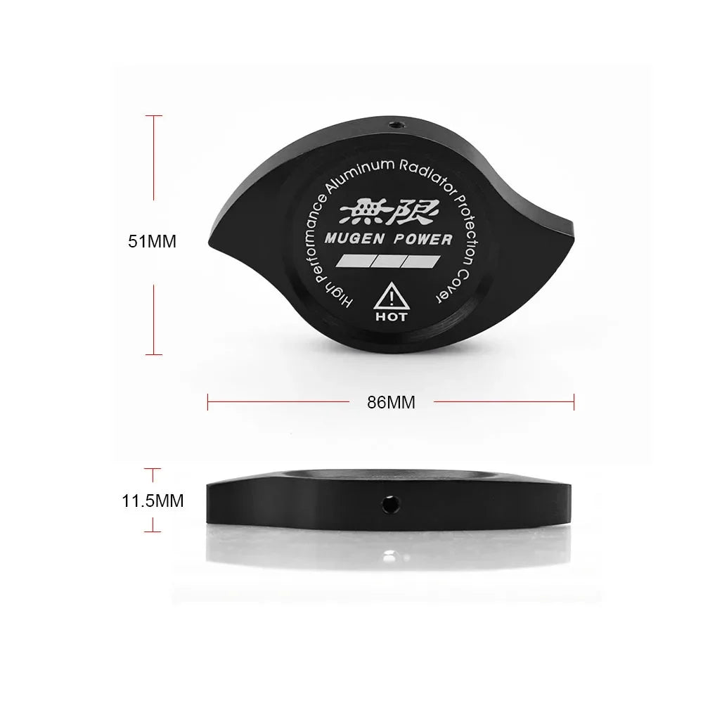 MUGEN Style Billet Aluminum Radiator Pressure Cap Cover High Performance Car