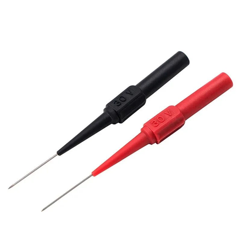 0.7mm 30V Car Tip Probes Multimeter Test Leads Back Piercing Needle Probes