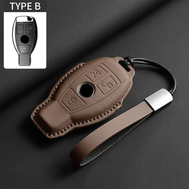 Smart Key Case Cover for Mercedes-Benz A, B, C, E, S-Class