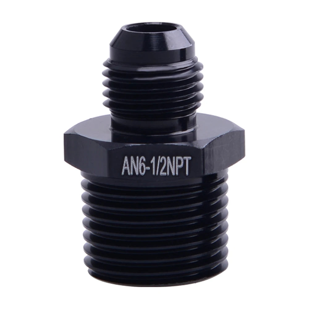 Universal 6AN AN6 to M10 M12x1.25/1.5 AN6 TO m16 M14x1.5 AN6 TO 1/4 3/8 1/2 npt