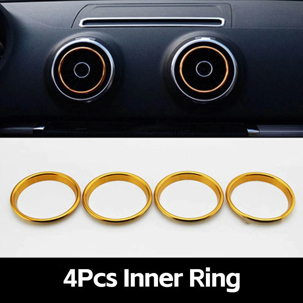 Air Vent Trim Ring Centre Console Cover for Audi A3 8V S3 2014-2019