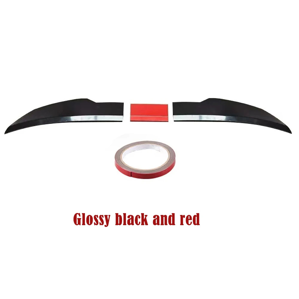 Universal Adjustable Rear Trunk Spoiler Wing 117–127cm DIY Sedan Boot Lip Wing