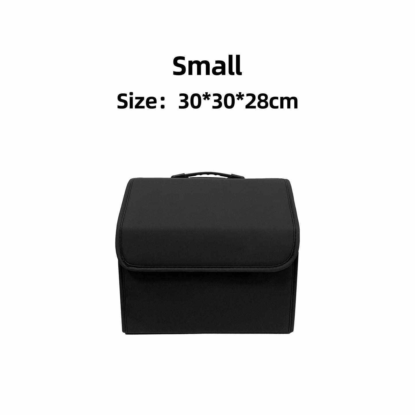 PU Leather Collapsible Car Trunk Storage Organizer Box Multipurpose Holder