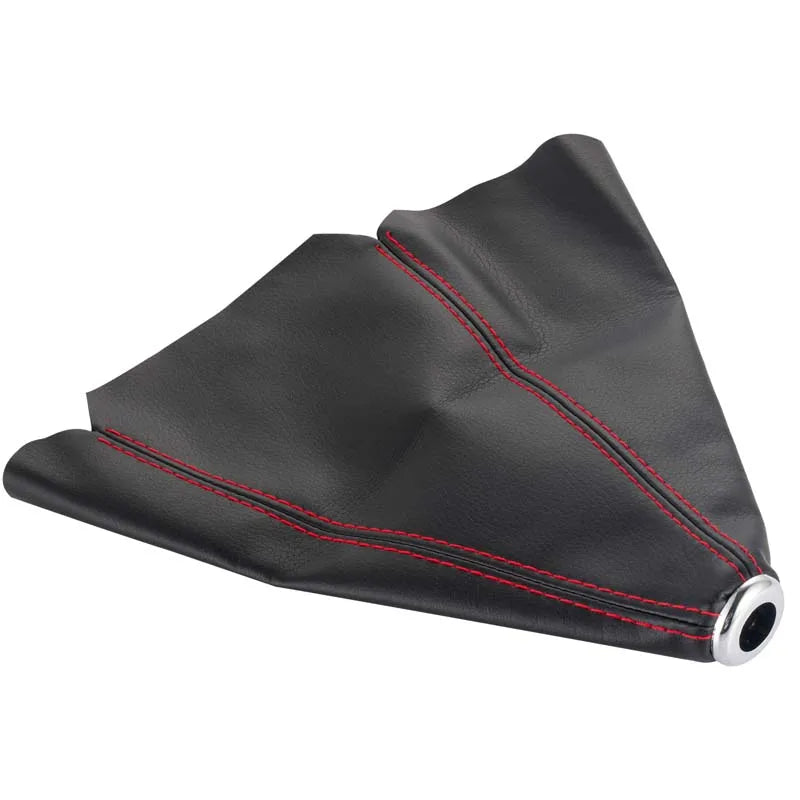 16MM Universal PU Leather Gear Shift Boot Collar Manual Stick Shifter Gaiter Cover