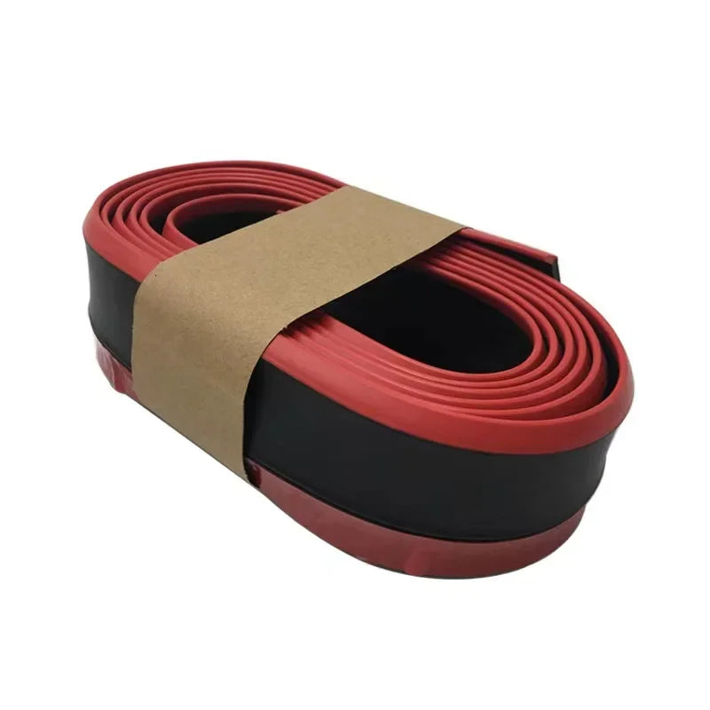 2.5M Universal Car Bumper Lip Rubber Front Splitter Protector Trim Strip