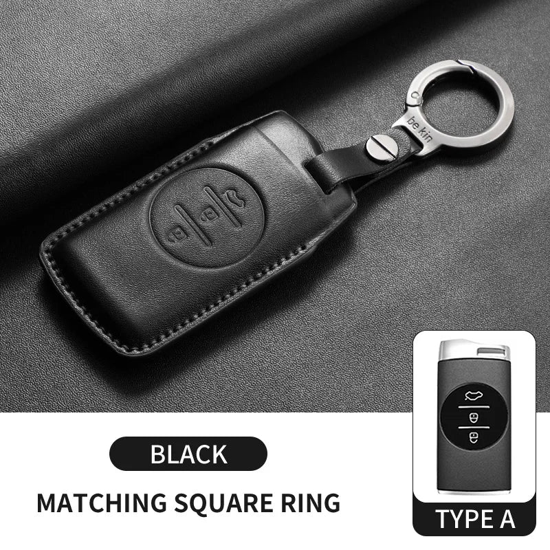 Leather Smart Key Case Cover for Chery Omoda 5 Tiggo 8 Pro Tiggo 9