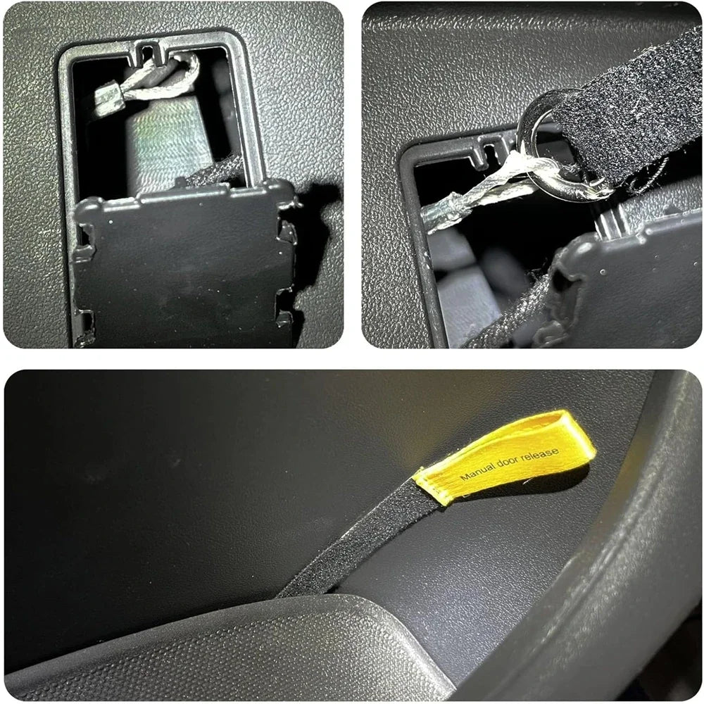 Rear Door Emergency Release Pull Cord for Tesla Model 3/Y Juniper 2025–2026