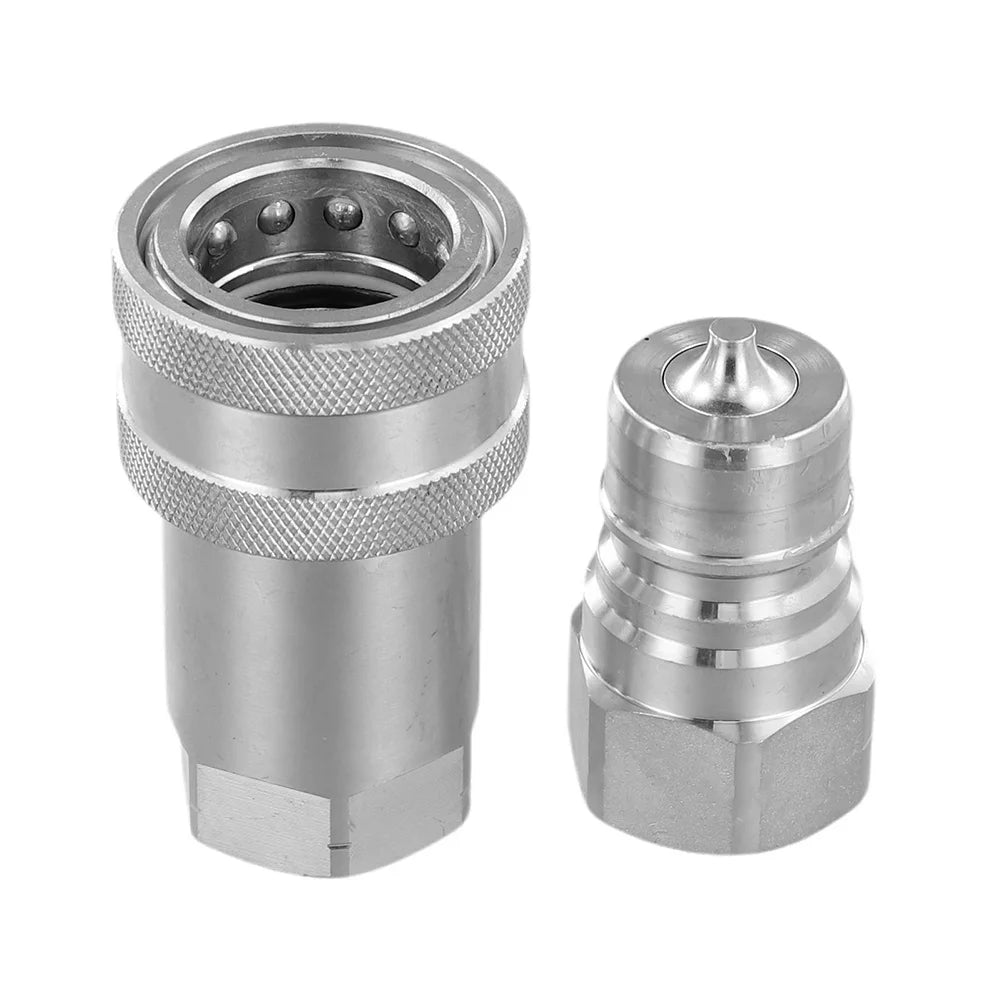 NPT 1/2 Hydraulic Quick Coupler ISO Series A High Pressure Oil Pipe Fitting