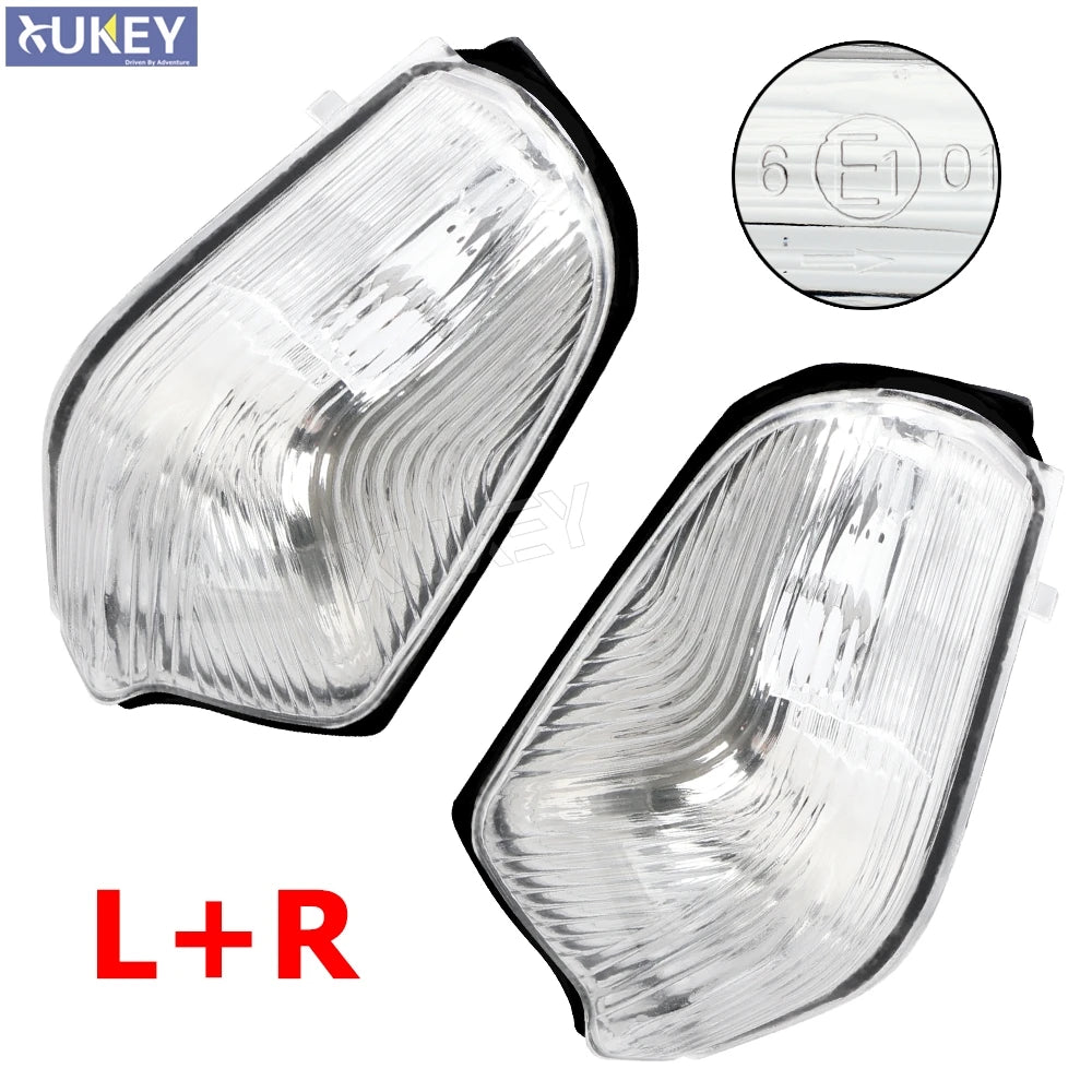 Pair Door Mirror Turn Signal Indicator Lens Covers for Mercedes Sprinter 2006–2017