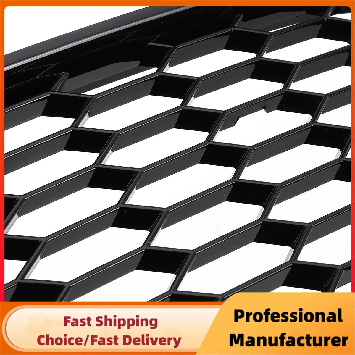Front Honeycomb Fog Light Racing Grille Cover for Audi A5 S-Line S5 B8 2008–2012