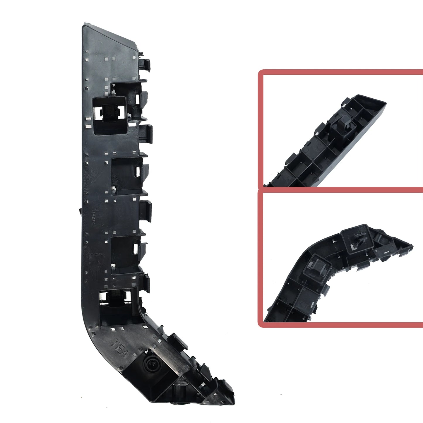 Front Bumper Guide Mount Bracket Retainer Pair for Honda Civic Sport 2016–2021