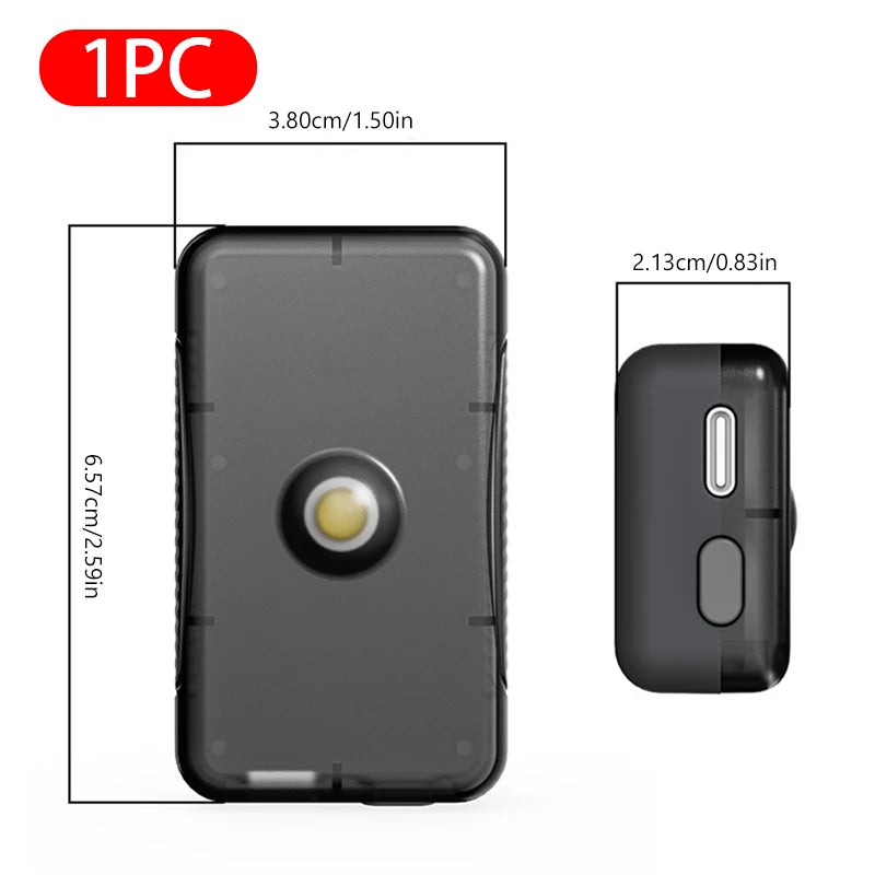 LED Motorcycle Tail Box Sensor Light Anti-Collision Lamp Camping Night Light