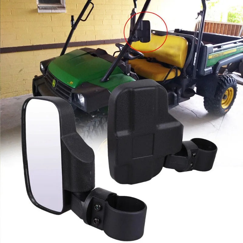 UTV Rearview Side Mirrors for Polaris Ranger, General, Can-Am Defender & Maverick
