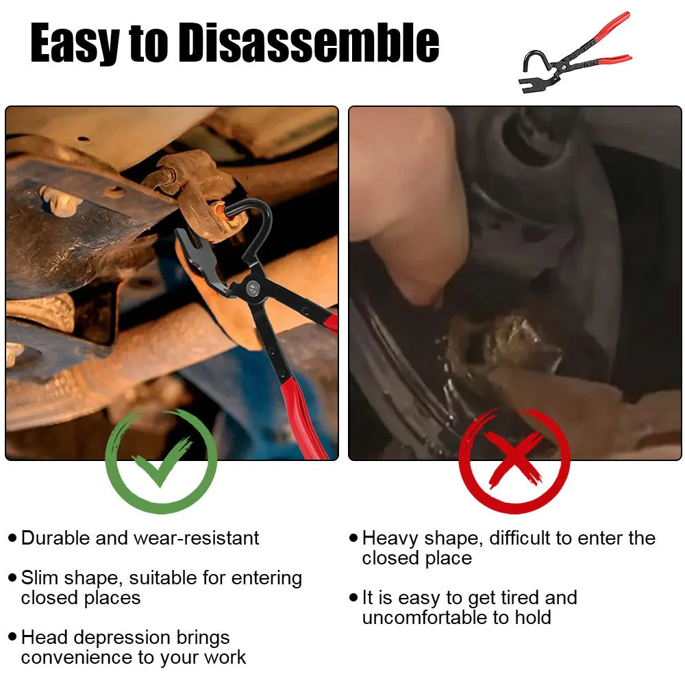 Exhaust Hanger Removal Tool Rubber Mount Puller Pliers