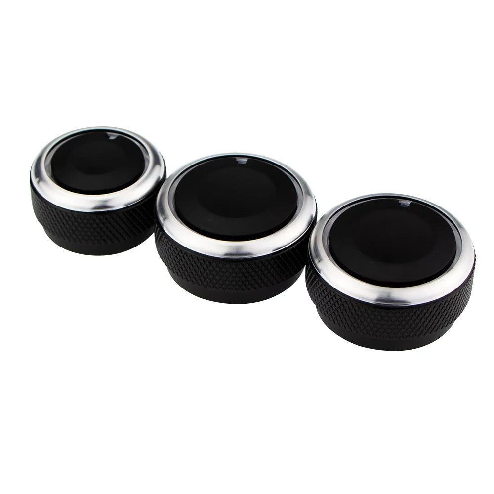 3Pcs Aluminum AC Control Knobs Climate Controls for Hyundai Elantra 2004-2016